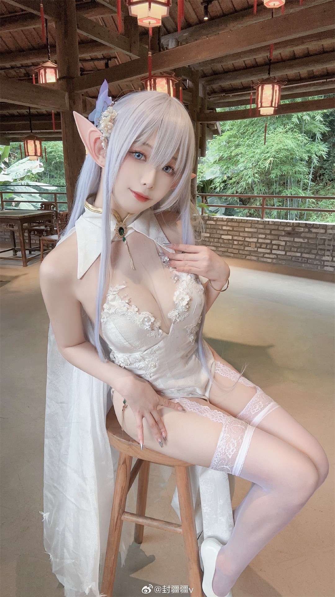 COSPLAY，阿尔比恩是在聆听风的耳语哦_🌸 碧蓝航线@封疆疆v-第7张