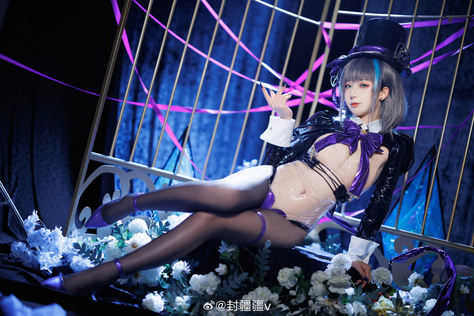 COSPLAY碧蓝航线 柴郡魔术师～绚烂夜梦@封疆疆v-第9张