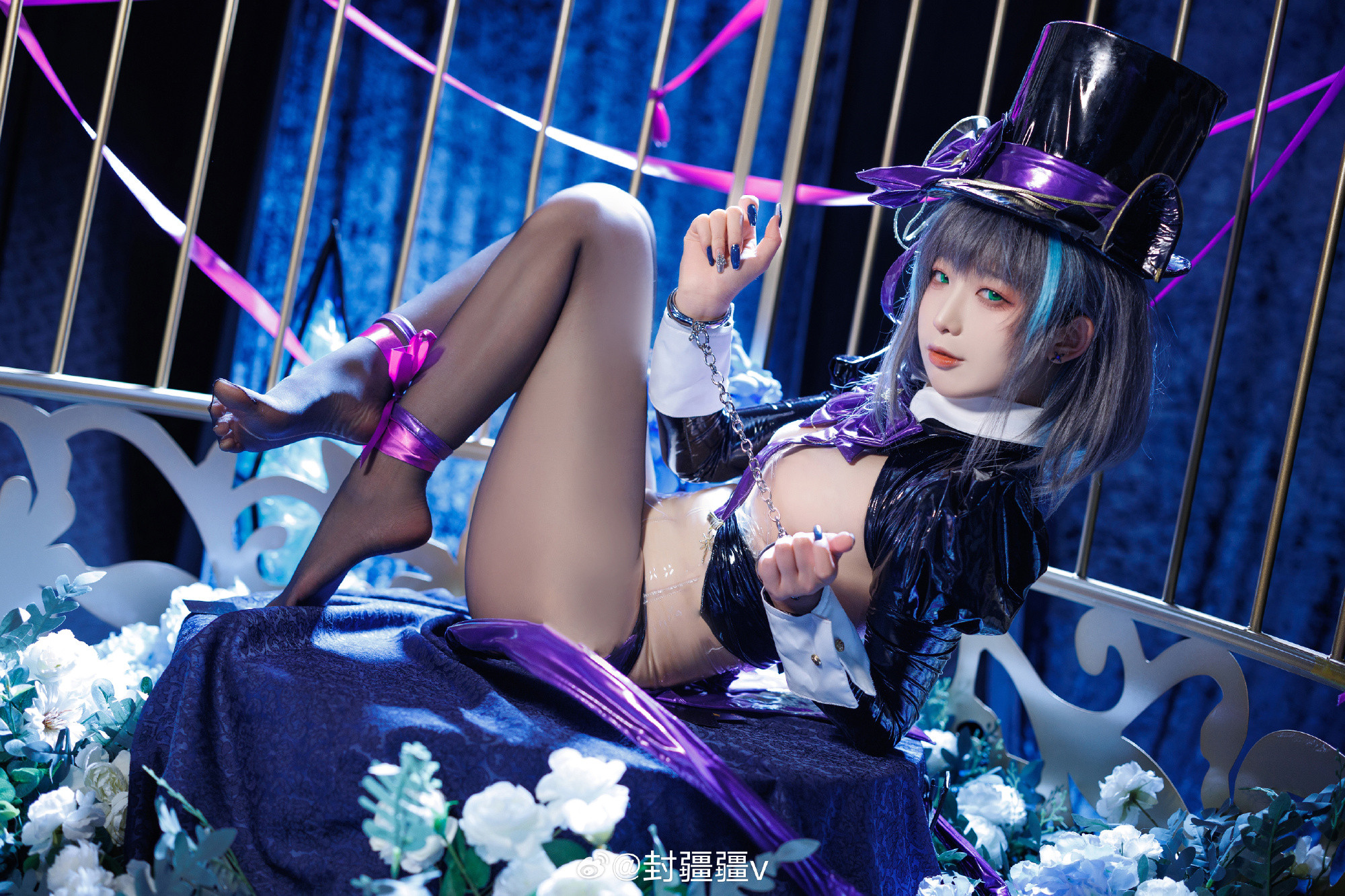 COSPLAY碧蓝航线 柴郡魔术师～绚烂夜梦@封疆疆v-第8张