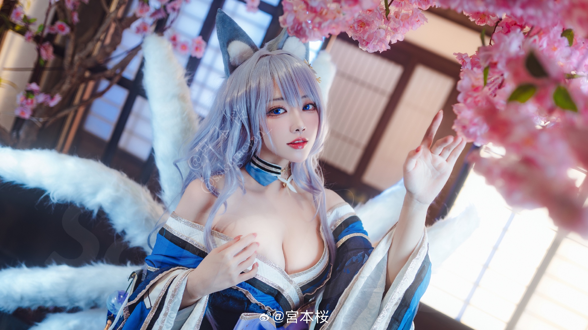 cosplay🌙欢迎回来，妾身已等候汝多时了。碧蓝航线 信浓@宮本桜